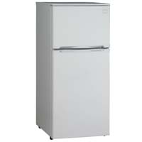 4.3 Cu. Ft. Two Door Frost Free Refrigerator - White Cabinet and White Door
