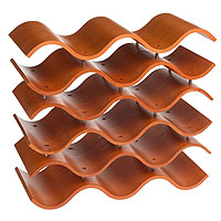 Bali 15 Bottle Countertop Wine Rack - Spiced Pumpkin