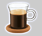 Bodum 10443-10 Shin Bistro Espresso Cup w/Cork Coaster (Set of 2)