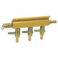 Aluminum Three-Way Air Distributor with Safety