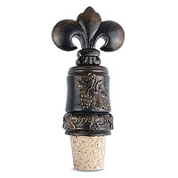 Fleur de Lis Wine Bottle Stopper