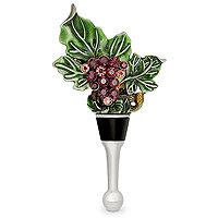 Enamel Grapevine Wine Bottle Stopper