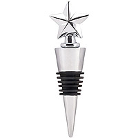 Chrome Star Wine Bottle Stopper