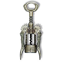 Burnished Grape Design Wing Corkscrew - Auger Worm