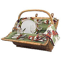 Barrel Picnic Basket for 2