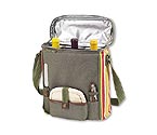 Picnic at Ascot Insulated Triple Wine Carrier - Santa Barbara