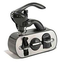 Metrokane Black Houdini Lever Style Corkscew