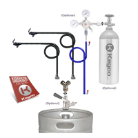 Standard Double Faucet Party Kegerator Conversion Kit