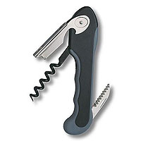Crescendo Waiter's Corkscrew Wine Opener - Black