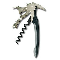 Murano Waiter's Corkscrew - Black