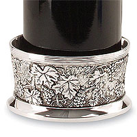 Silver Plated Bottle Coaster