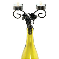 Grapevine Wine Bottle Candelabra
