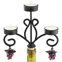 Chateau Wine Bottle Candelabra
