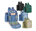 Capri Insulated Backpack Cooler - Cornflower Blue/Beige