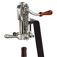 Legacy Corkscrew Wine Opener in Antique Pewter