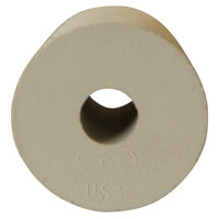#6 Rubber Stopper - Drilled
