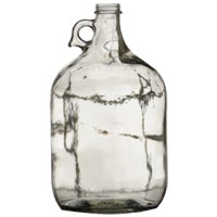 1 Gallon Clear Glass Jug
