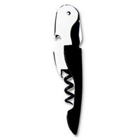 PullPlus Waiter's Corkscrew w/Steel Handle - Black