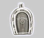 Jack Daniel's Stainless Steel Horseshoe Flask - 3 oz.