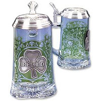 Ireland Glass Beer Stein