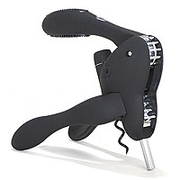 Metrokane Black Original Rabbit Corkscrew Wine Opener in Black