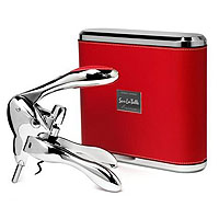 VIP Rabbit Lever-Style Wine Opener - Red Leather