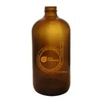 Libbey 64 oz. Amber Glass Beer Growler