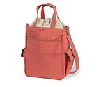 Picnic Time Activo Natural Insulated Cooler Tote - Coral