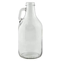 32 oz. Clear Glass Beer Growler