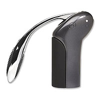 Metrokane Vertical Rabbit Corkscrew Wine Opener in Gun-Metal Grey