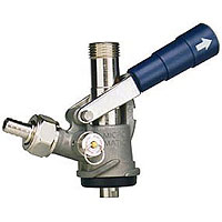 S System Keg Tap - Blue Lever Handle