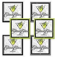 Cocktail Couture Coaster Set - Fiberboard