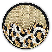 Wild Spirits Glass Slippers - Leopard - Set of 4