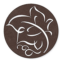 Brown Leaf - Felt Coasters
