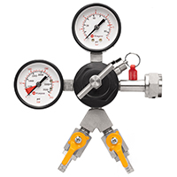 Commercial Grade Double Gauge Two Product Regulator