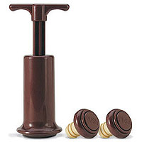 Wine Savor&reg; Preservation System w/ 2 Stoppers
