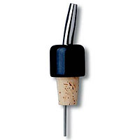 Black Marble Pourer with Stainless Steel Spout