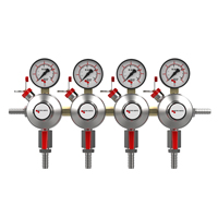 Premium Plus 4 Pressure / 4 Product CO2 Regulator
