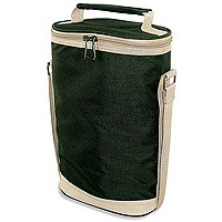 Hunter Green Double Bottle Wine Duffel