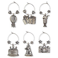 Birthday Bash My Glass&reg; Wine Charms