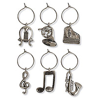 Musical My Glass&reg; Wine Charms