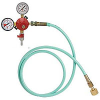 Wall Mount Double Gauge Co2 Regulator w/6' High Pressure Hose