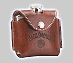 Jack Daniel's Old No 7 Brown Leather Flask - 4 oz.