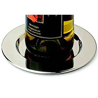 Stainless Steel Pratique Wine Bottle Coasters