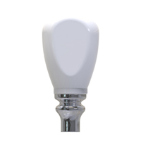 A5 White Ceramic Beer Tap Handle