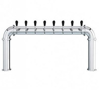 Stainless Steel 8 Faucet - 3.3 Inch Column - Glycol Cooled