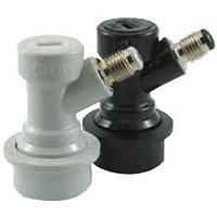 Ball Lock Becker Keg Home Brew Keg Tap Coupler Set- 1/4in. MFL