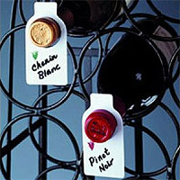 Wine Bottle ID Tags - Set of 50 w/Marking Pen