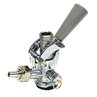 D System Keg Coupler Grey Handle with Stainless Steel Probe