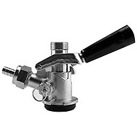D System Keg Coupler - Black Handle